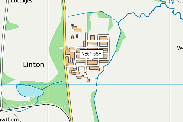 NE61 5SH map - OS VectorMap District (Ordnance Survey) NE61 5SH map - OS VectorMap District (Ordnance Survey)