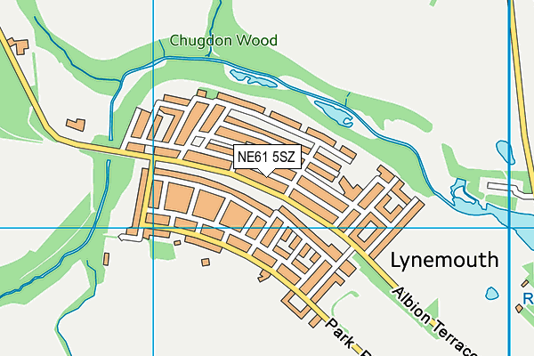 NE61 5SZ map - OS VectorMap District (Ordnance Survey) NE61 5SZ map - OS VectorMap District (Ordnance Survey)