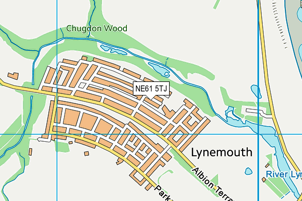 NE61 5TJ map - OS VectorMap District (Ordnance Survey) NE61 5TJ map - OS VectorMap District (Ordnance Survey)
