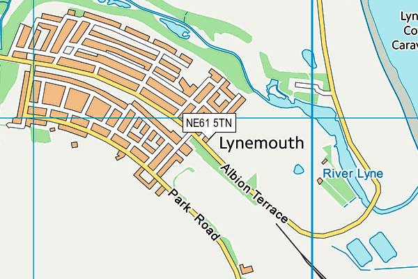 NE61 5TN map - OS VectorMap District (Ordnance Survey) NE61 5TN map - OS VectorMap District (Ordnance Survey)