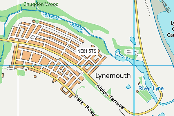 NE61 5TS map - OS VectorMap District (Ordnance Survey) NE61 5TS map - OS VectorMap District (Ordnance Survey)