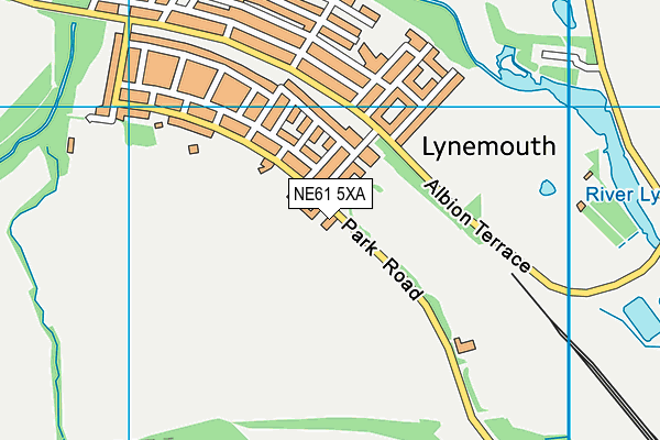 NE61 5XA map - OS VectorMap District (Ordnance Survey) NE61 5XA map - OS VectorMap District (Ordnance Survey)