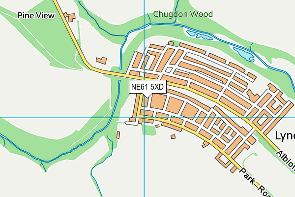 NE61 5XD map - OS VectorMap District (Ordnance Survey) NE61 5XD map - OS VectorMap District (Ordnance Survey)