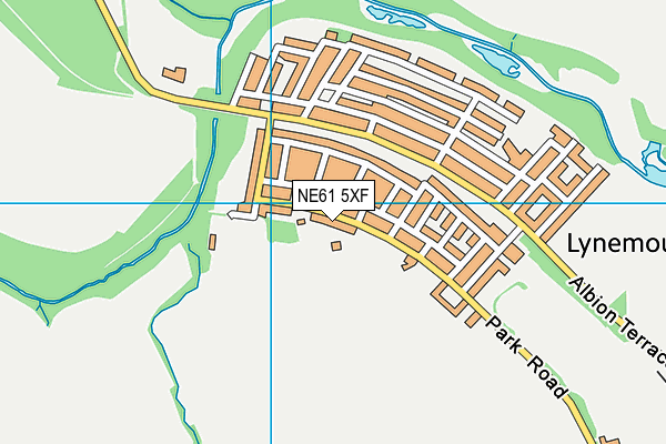 NE61 5XF map - OS VectorMap District (Ordnance Survey) NE61 5XF map - OS VectorMap District (Ordnance Survey)