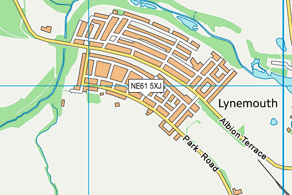 NE61 5XJ map - OS VectorMap District (Ordnance Survey) NE61 5XJ map - OS VectorMap District (Ordnance Survey)