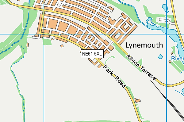 NE61 5XL map - OS VectorMap District (Ordnance Survey) NE61 5XL map - OS VectorMap District (Ordnance Survey)