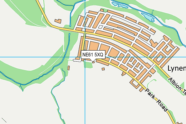 NE61 5XQ map - OS VectorMap District (Ordnance Survey) NE61 5XQ map - OS VectorMap District (Ordnance Survey)