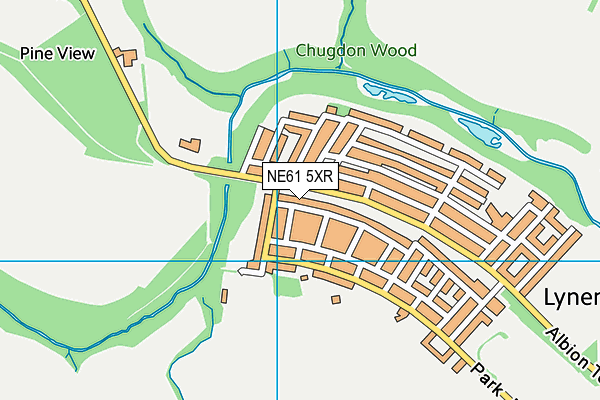 NE61 5XR map - OS VectorMap District (Ordnance Survey) NE61 5XR map - OS VectorMap District (Ordnance Survey)