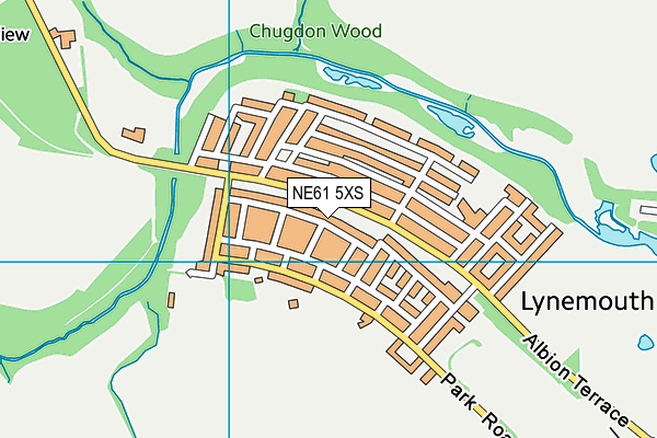 NE61 5XS map - OS VectorMap District (Ordnance Survey) NE61 5XS map - OS VectorMap District (Ordnance Survey)