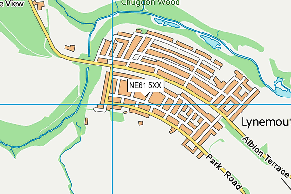 NE61 5XX map - OS VectorMap District (Ordnance Survey) NE61 5XX map - OS VectorMap District (Ordnance Survey)