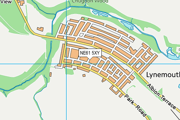 NE61 5XY map - OS VectorMap District (Ordnance Survey) NE61 5XY map - OS VectorMap District (Ordnance Survey)
