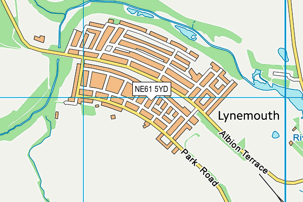 NE61 5YD map - OS VectorMap District (Ordnance Survey) NE61 5YD map - OS VectorMap District (Ordnance Survey)