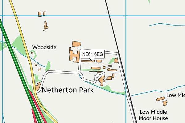 NE61 6EG map - OS VectorMap District (Ordnance Survey) NE61 6EG map - OS VectorMap District (Ordnance Survey)