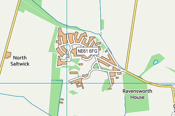 NE61 6FG map - OS VectorMap District (Ordnance Survey) NE61 6FG map - OS VectorMap District (Ordnance Survey)