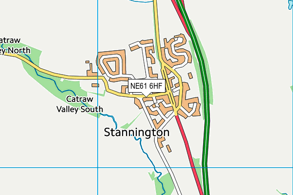 NE61 6HF map - OS VectorMap District (Ordnance Survey) NE61 6HF map - OS VectorMap District (Ordnance Survey)