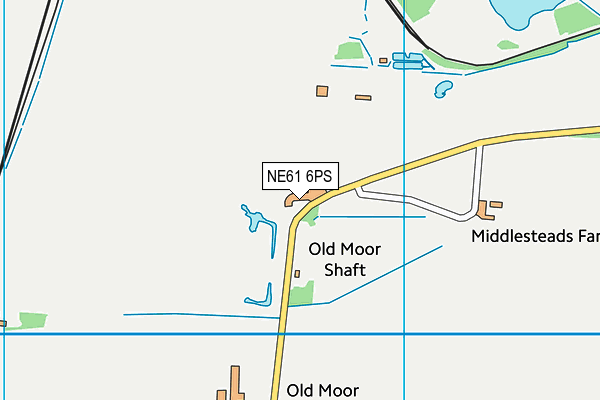 NE61 6PS map - OS VectorMap District (Ordnance Survey) NE61 6PS map - OS VectorMap District (Ordnance Survey)