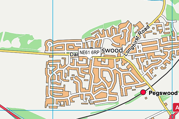 NE61 6RP map - OS VectorMap District (Ordnance Survey) NE61 6RP map - OS VectorMap District (Ordnance Survey)