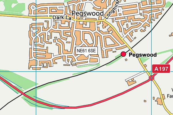 NE61 6SE map - OS VectorMap District (Ordnance Survey) NE61 6SE map - OS VectorMap District (Ordnance Survey)