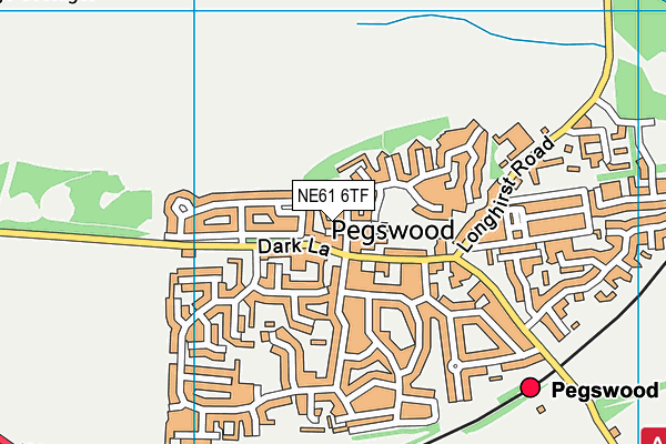 NE61 6TF map - OS VectorMap District (Ordnance Survey) NE61 6TF map - OS VectorMap District (Ordnance Survey)