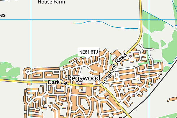 NE61 6TJ map - OS VectorMap District (Ordnance Survey) NE61 6TJ map - OS VectorMap District (Ordnance Survey)