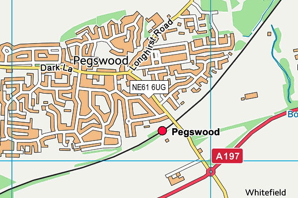 NE61 6UG map - OS VectorMap District (Ordnance Survey) NE61 6UG map - OS VectorMap District (Ordnance Survey)