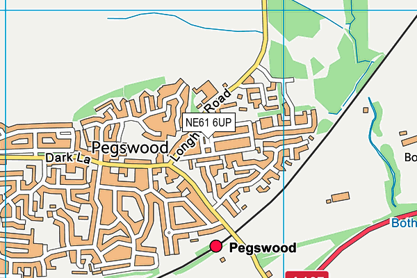 NE61 6UP map - OS VectorMap District (Ordnance Survey) NE61 6UP map - OS VectorMap District (Ordnance Survey)