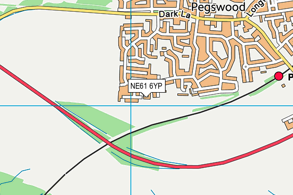 NE61 6YP map - OS VectorMap District (Ordnance Survey) NE61 6YP map - OS VectorMap District (Ordnance Survey)