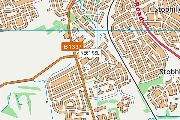 NE61 9SL map - OS VectorMap District (Ordnance Survey) NE61 9SL map - OS VectorMap District (Ordnance Survey)