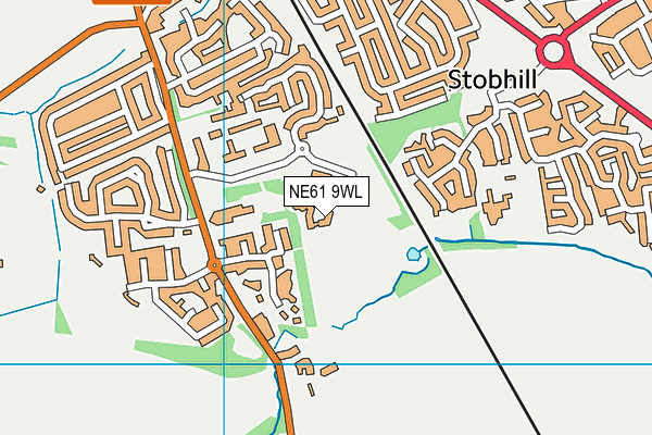 NE61 9WL map - OS VectorMap District (Ordnance Survey) NE61 9WL map - OS VectorMap District (Ordnance Survey)