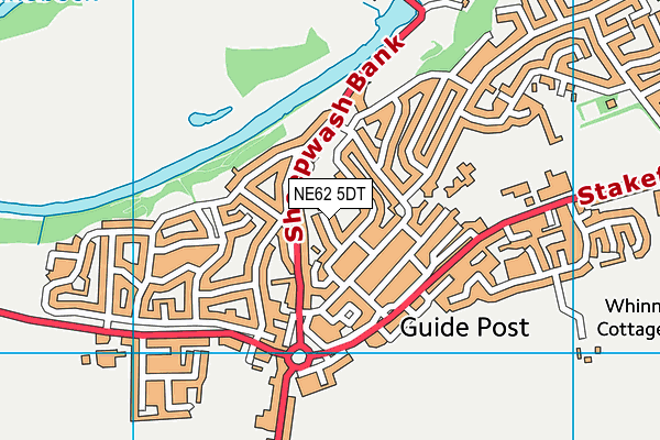 NE62 5DT map - OS VectorMap District (Ordnance Survey) NE62 5DT map - OS VectorMap District (Ordnance Survey)