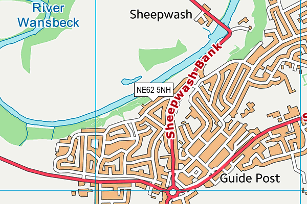 NE62 5NH map - OS VectorMap District (Ordnance Survey) NE62 5NH map - OS VectorMap District (Ordnance Survey)