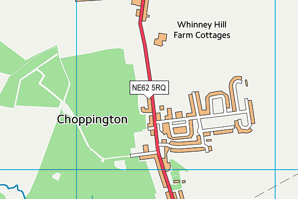 NE62 5RQ map - OS VectorMap District (Ordnance Survey) NE62 5RQ map - OS VectorMap District (Ordnance Survey)