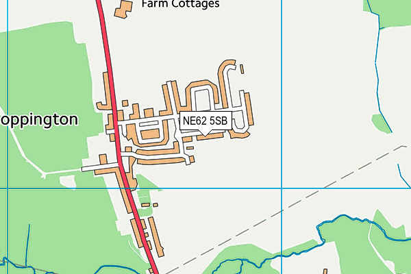 NE62 5SB map - OS VectorMap District (Ordnance Survey) NE62 5SB map - OS VectorMap District (Ordnance Survey)