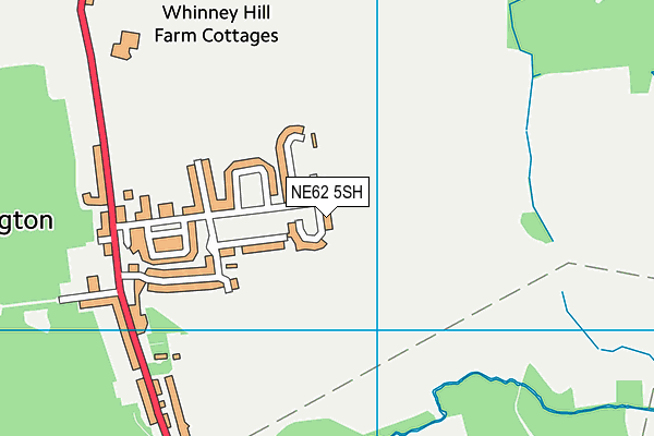 NE62 5SH map - OS VectorMap District (Ordnance Survey) NE62 5SH map - OS VectorMap District (Ordnance Survey)