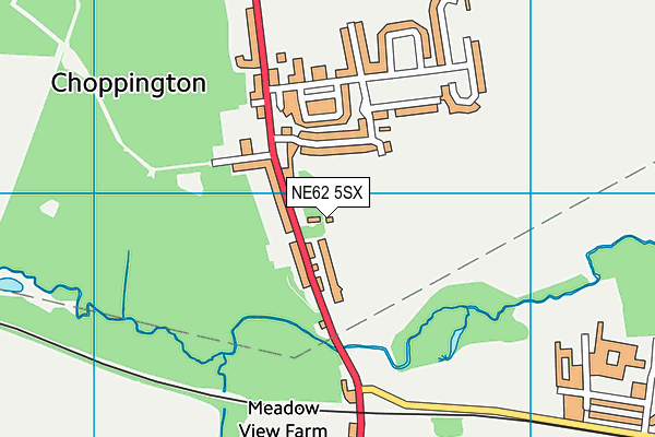 NE62 5SX map - OS VectorMap District (Ordnance Survey) NE62 5SX map - OS VectorMap District (Ordnance Survey)