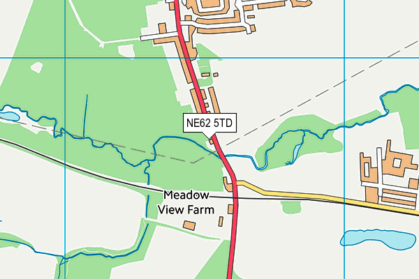 NE62 5TD map - OS VectorMap District (Ordnance Survey) NE62 5TD map - OS VectorMap District (Ordnance Survey)