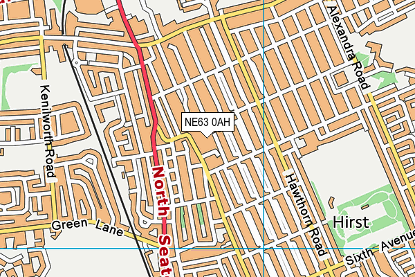 NE63 0AH map - OS VectorMap District (Ordnance Survey) NE63 0AH map - OS VectorMap District (Ordnance Survey)