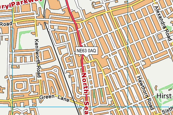 NE63 0AQ map - OS VectorMap District (Ordnance Survey) NE63 0AQ map - OS VectorMap District (Ordnance Survey)