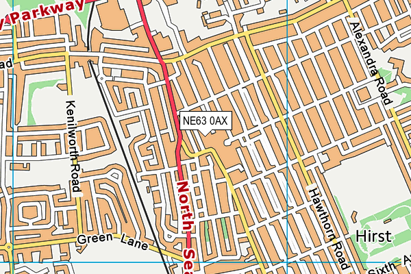 NE63 0AX map - OS VectorMap District (Ordnance Survey) NE63 0AX map - OS VectorMap District (Ordnance Survey)