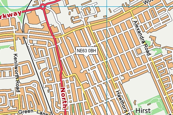 NE63 0BH map - OS VectorMap District (Ordnance Survey) NE63 0BH map - OS VectorMap District (Ordnance Survey)
