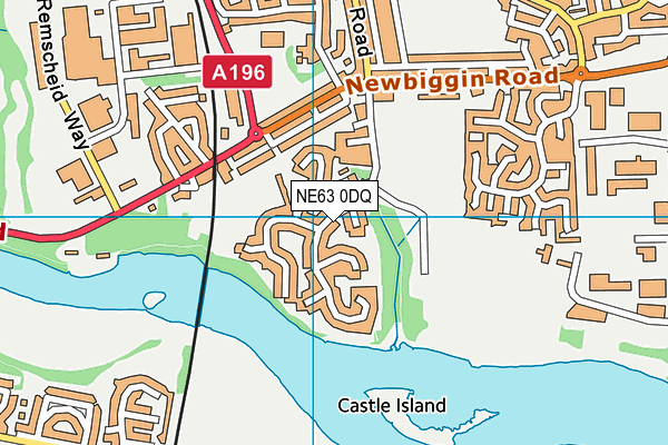 NE63 0DQ map - OS VectorMap District (Ordnance Survey) NE63 0DQ map - OS VectorMap District (Ordnance Survey)