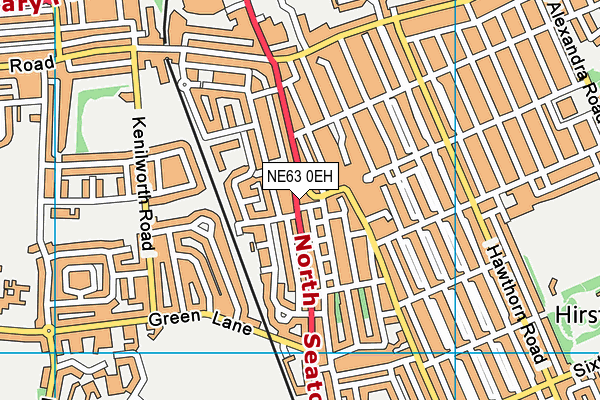 NE63 0EH map - OS VectorMap District (Ordnance Survey) NE63 0EH map - OS VectorMap District (Ordnance Survey)