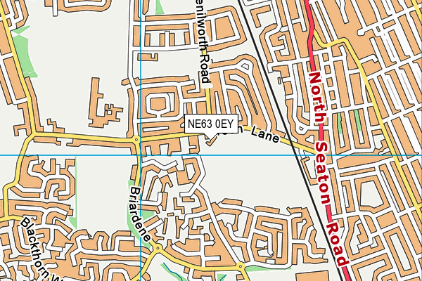 NE63 0EY map - OS VectorMap District (Ordnance Survey) NE63 0EY map - OS VectorMap District (Ordnance Survey)
