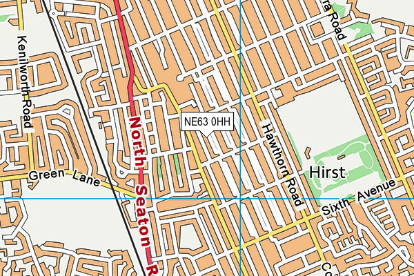 NE63 0HH map - OS VectorMap District (Ordnance Survey) NE63 0HH map - OS VectorMap District (Ordnance Survey)