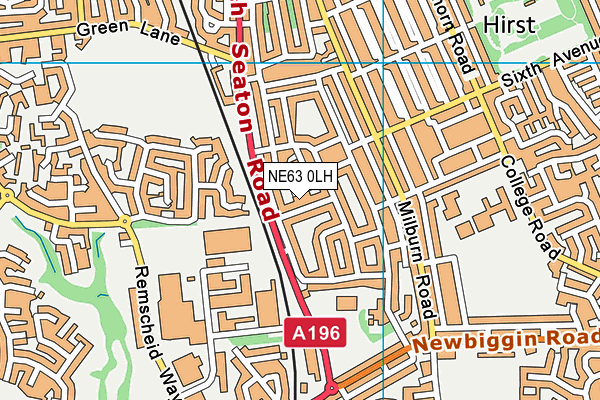 NE63 0LH map - OS VectorMap District (Ordnance Survey) NE63 0LH map - OS VectorMap District (Ordnance Survey)