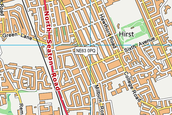 NE63 0PQ map - OS VectorMap District (Ordnance Survey) NE63 0PQ map - OS VectorMap District (Ordnance Survey)