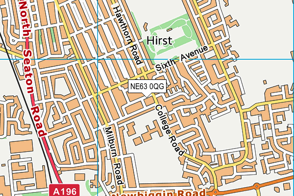 NE63 0QG map - OS VectorMap District (Ordnance Survey) NE63 0QG map - OS VectorMap District (Ordnance Survey)