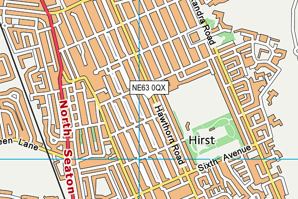 NE63 0QX map - OS VectorMap District (Ordnance Survey) NE63 0QX map - OS VectorMap District (Ordnance Survey)