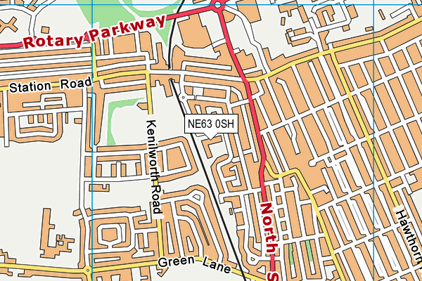 NE63 0SH map - OS VectorMap District (Ordnance Survey) NE63 0SH map - OS VectorMap District (Ordnance Survey)