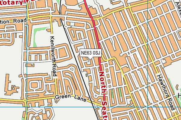 NE63 0SJ map - OS VectorMap District (Ordnance Survey) NE63 0SJ map - OS VectorMap District (Ordnance Survey)